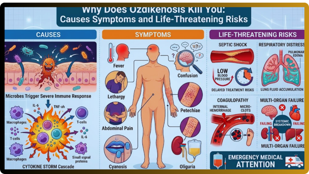 why does ozdikenosis kill you