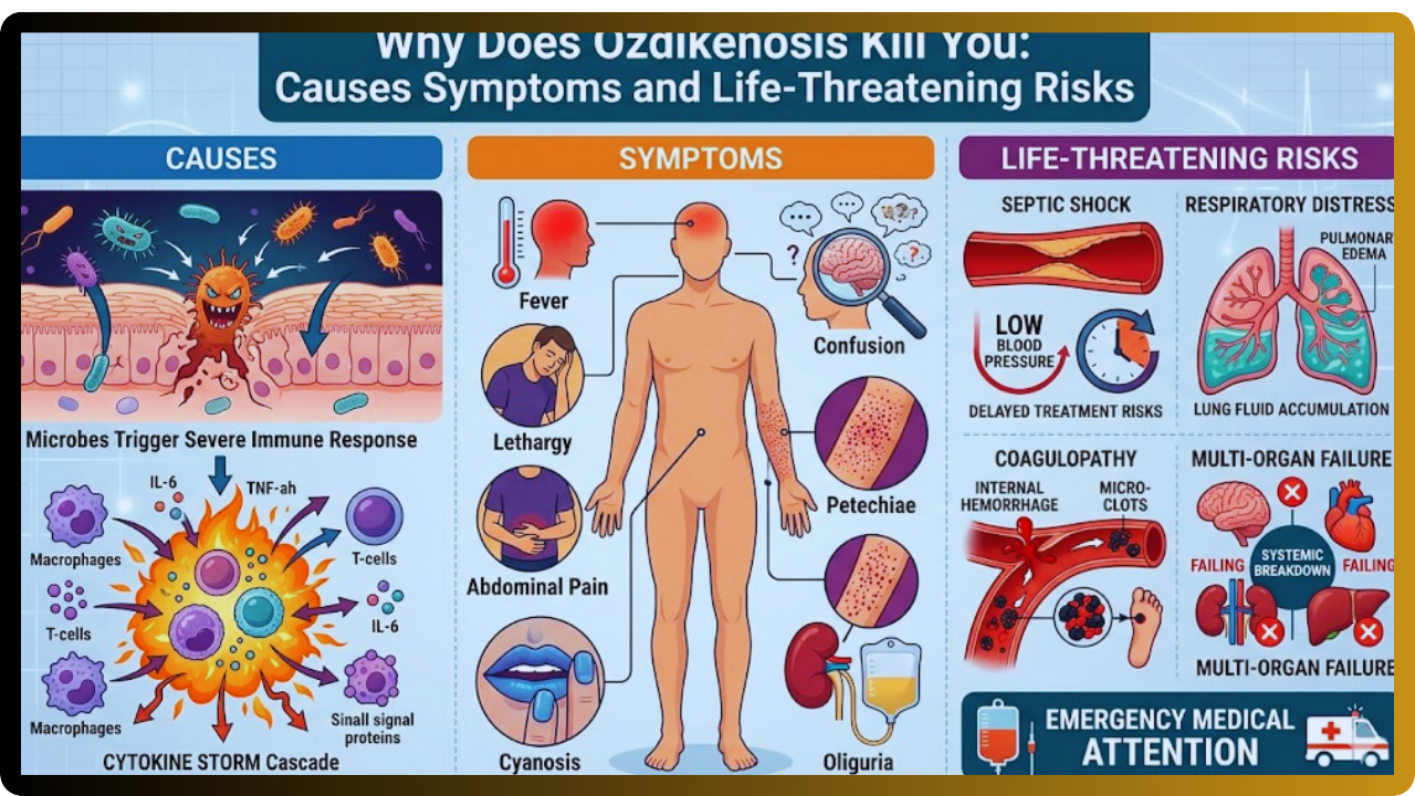 why does ozdikenosis kill you