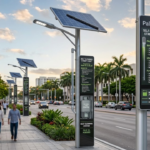 self cleaning street light palm oil
